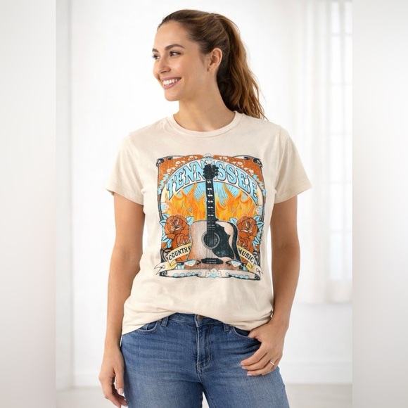 Altar'd State Tops - Altar’d State Tennessee Country Music Graphic Tee Women’s Size M USA
